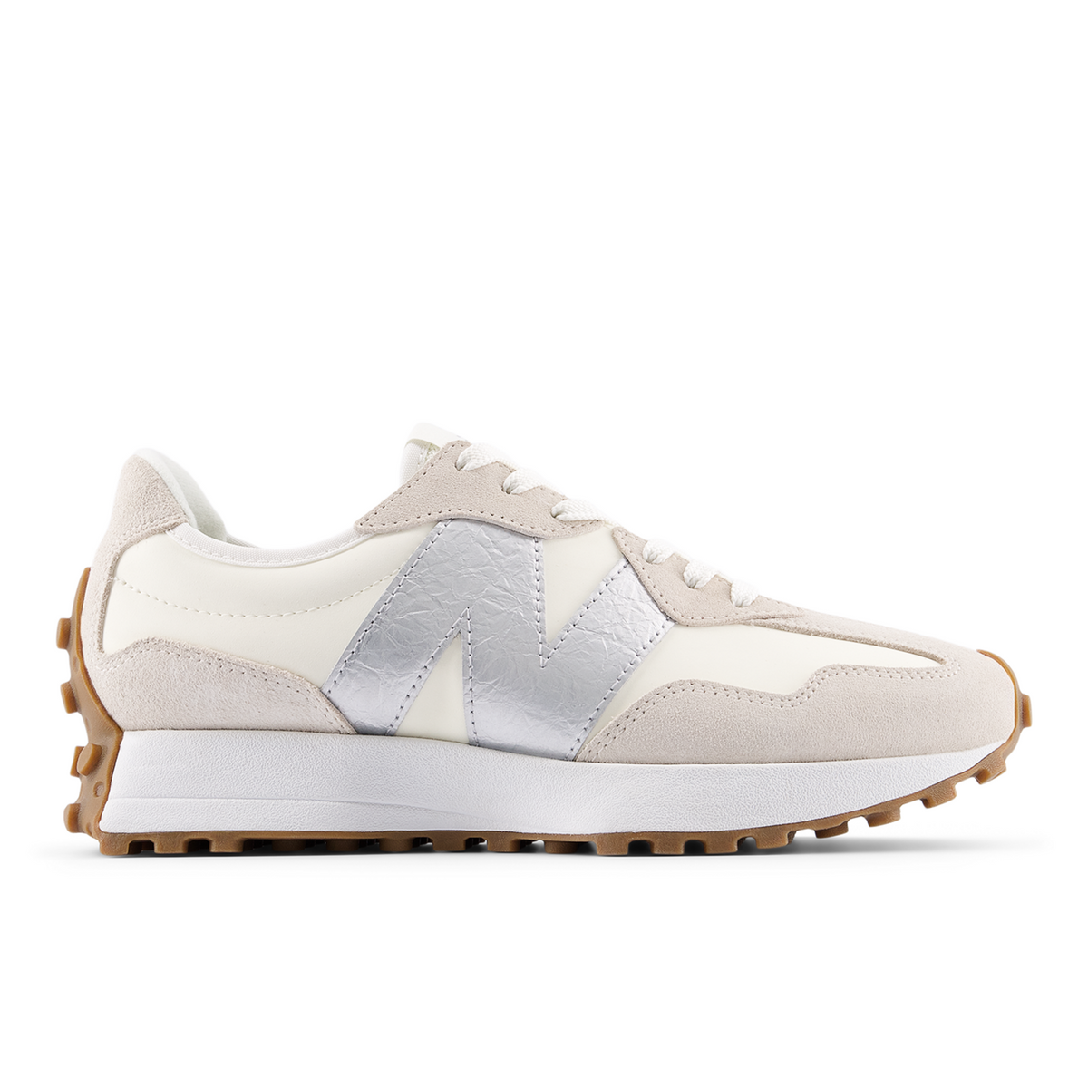 New Balance W 327 Seasonal Metallic Freizeitschuhe in GRAU