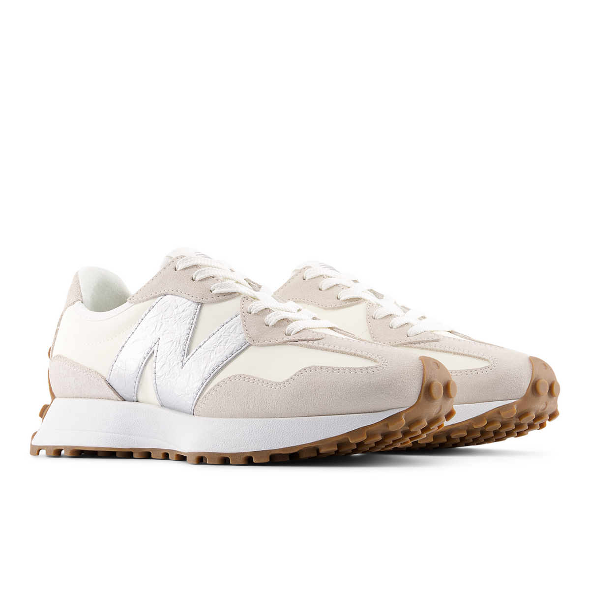 New Balance W 327 Seasonal Metallic Freizeitschuhe in GRAU