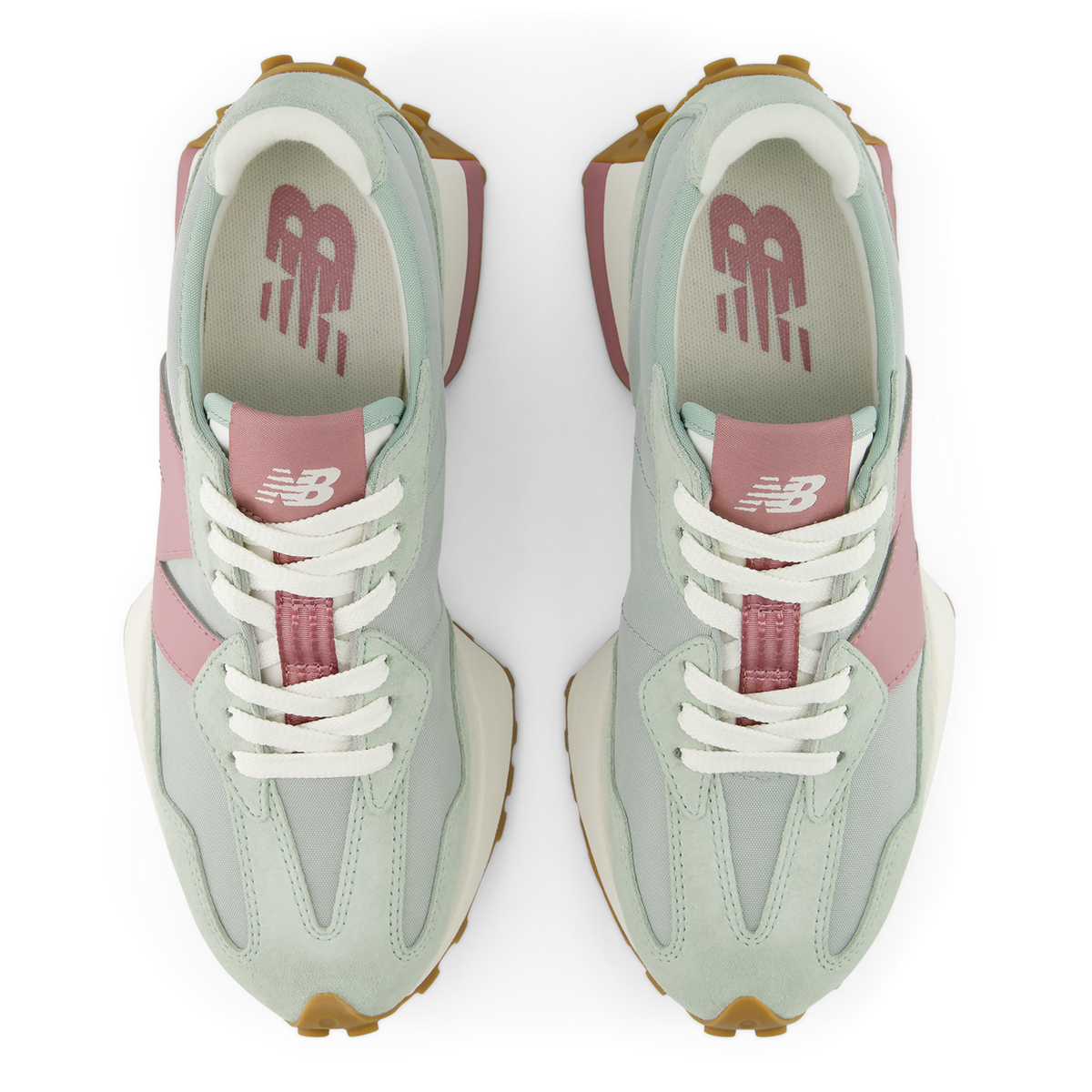 New Balance W 327 Grape Freizeitschuhe in GRAU