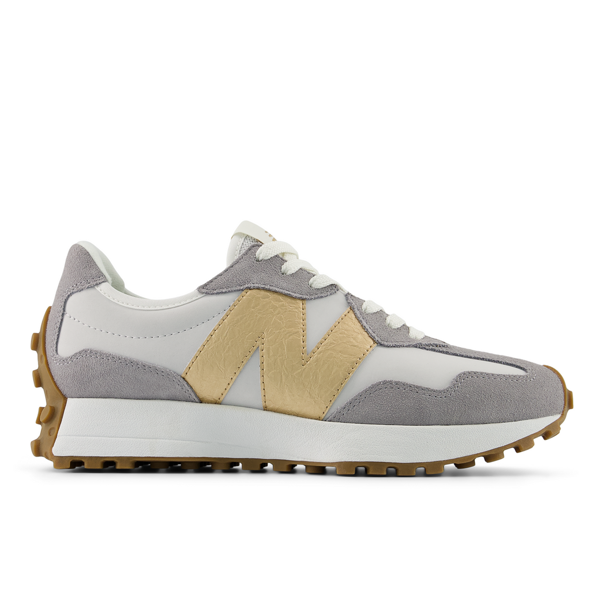 New Balance W 327 Seasonal Metallic Freizeitschuhe in GRAU