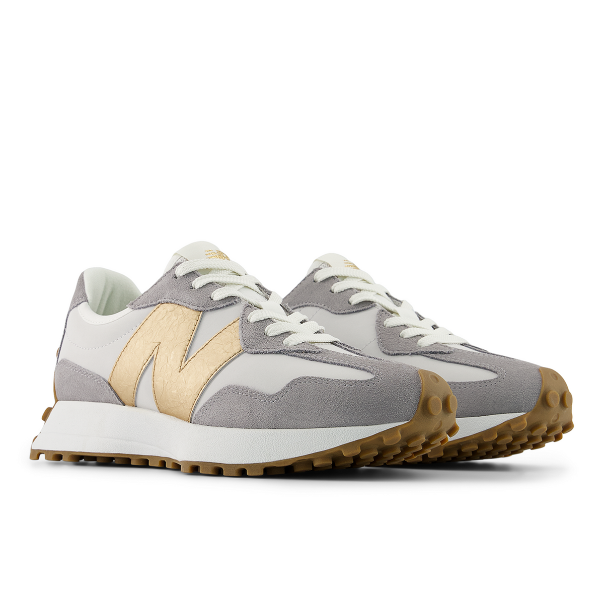 New Balance W 327 Seasonal Metallic Freizeitschuhe in GRAU