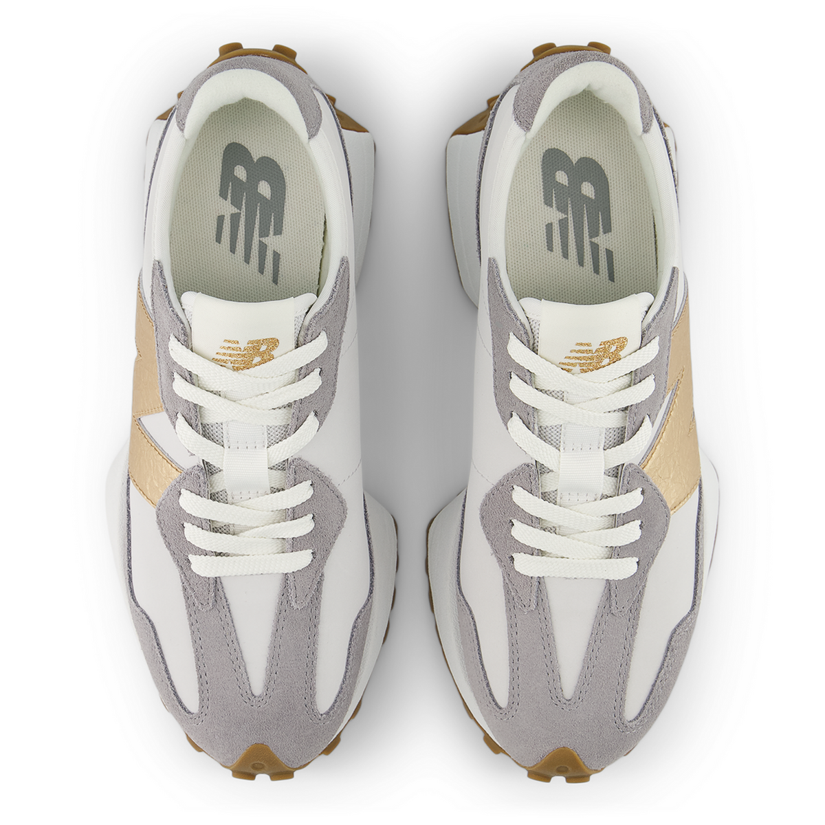 New Balance W 327 Seasonal Metallic Freizeitschuhe in GRAU