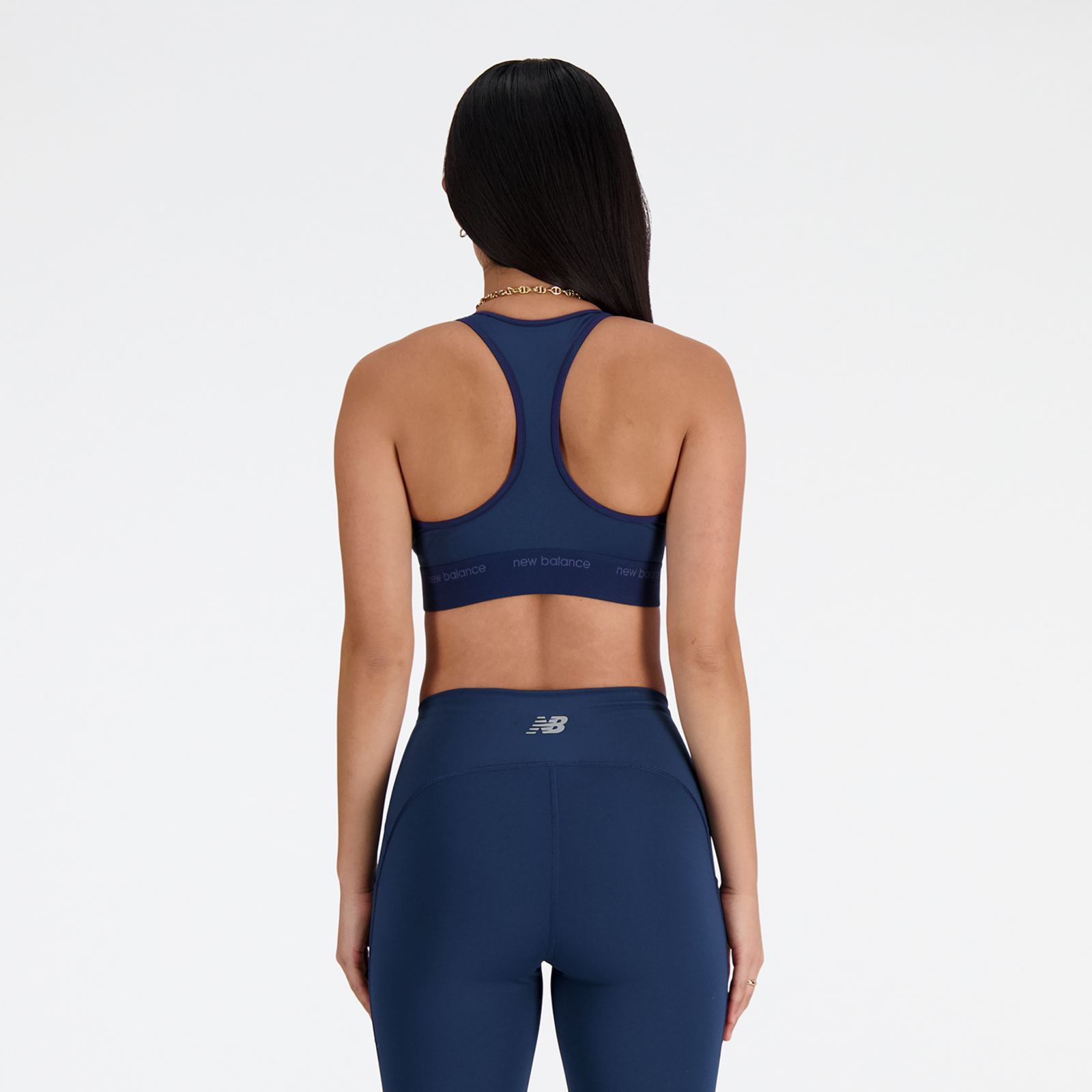 New Balance W Medium Support Sleek Pace Bra in