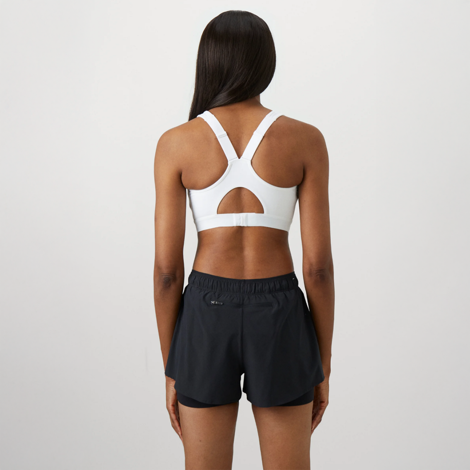 New Balance W NB Essential Run Bra in WEISS