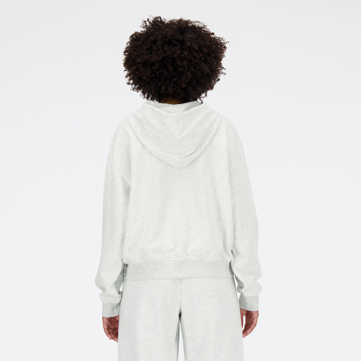 New Balance W New Balance French Terry Full Zip Hoodie in