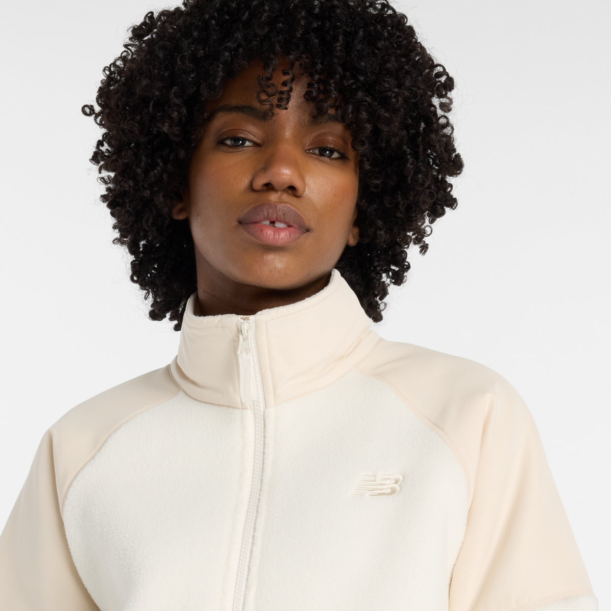 New Balance W High Pile Fleece Jacket in