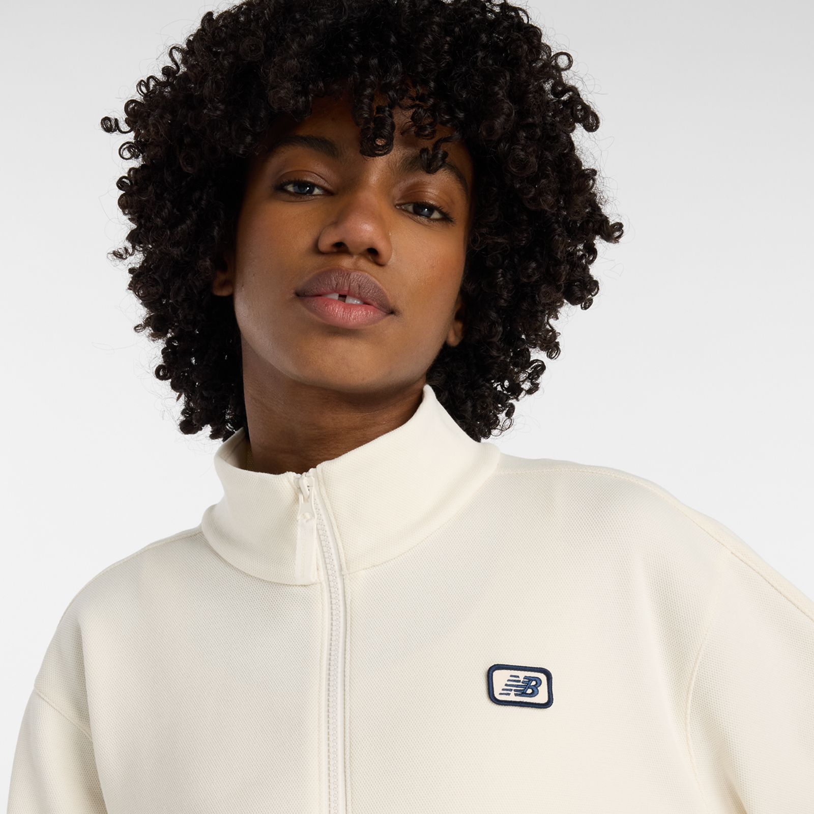 New Balance W Post Season Pique Track Jacket in
