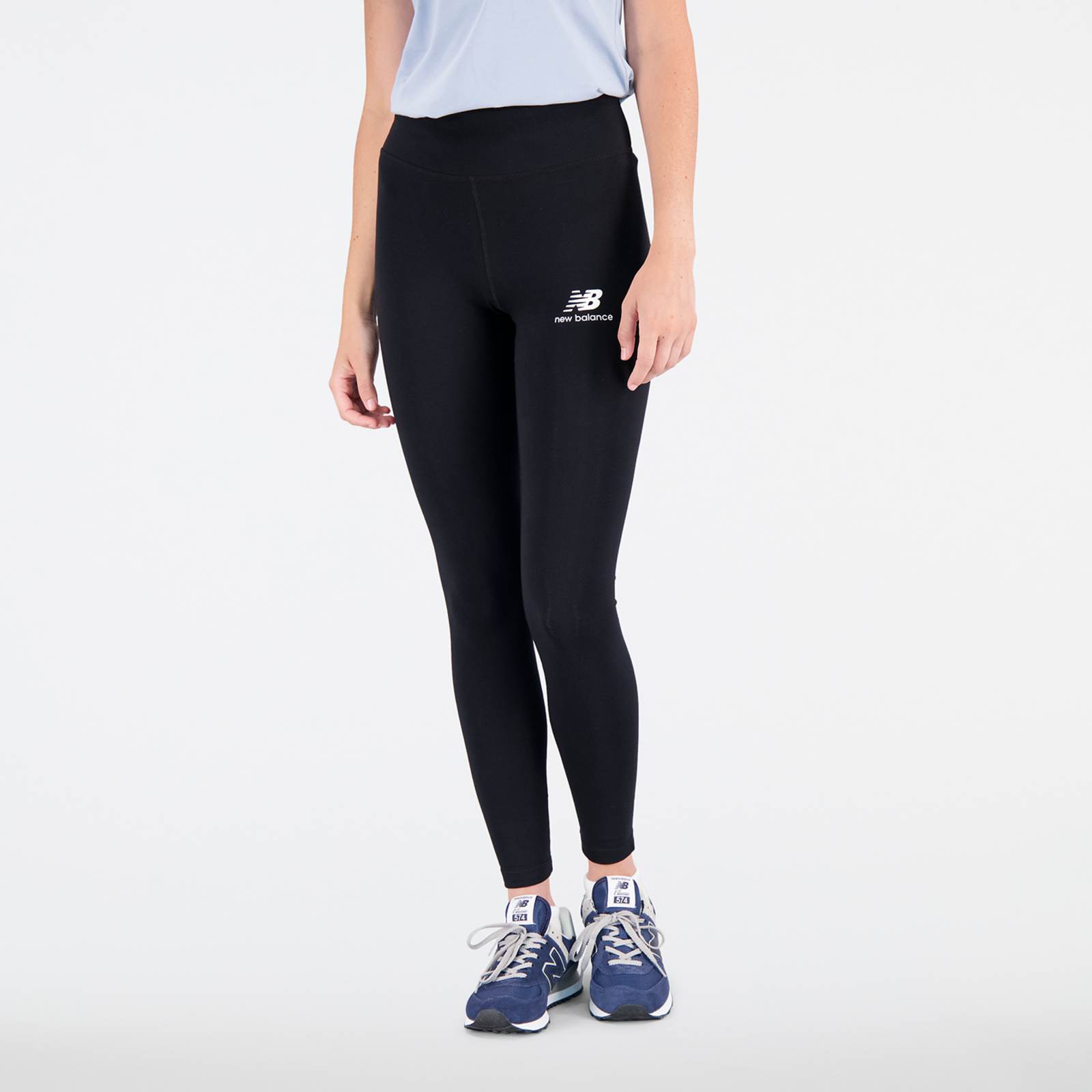 New Balance W Essentials Stacked Logo Legging in