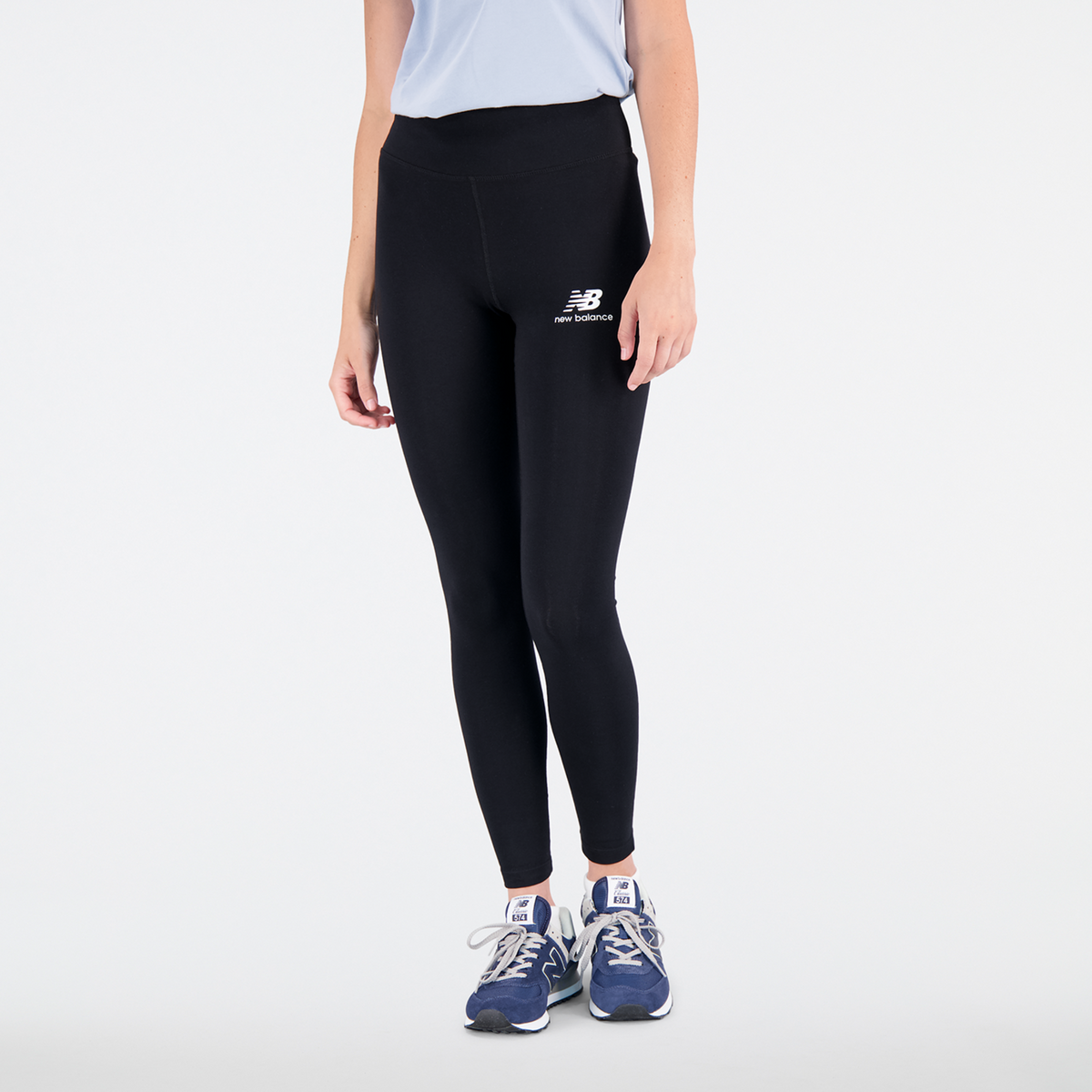 New Balance W Essentials Stacked Logo Legging in