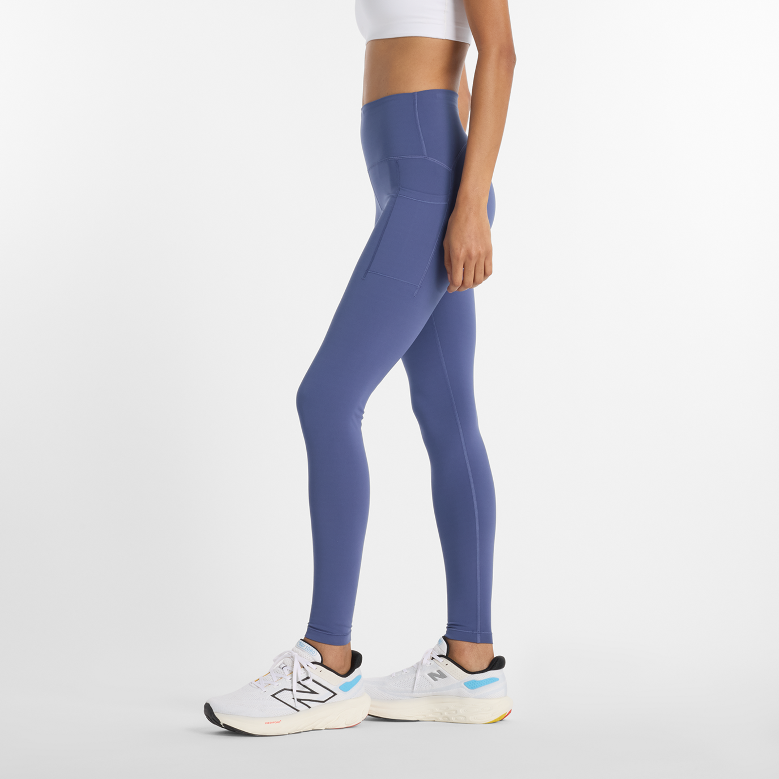 New Balance W NB Sleek Pocket High Rise Legging 27" in