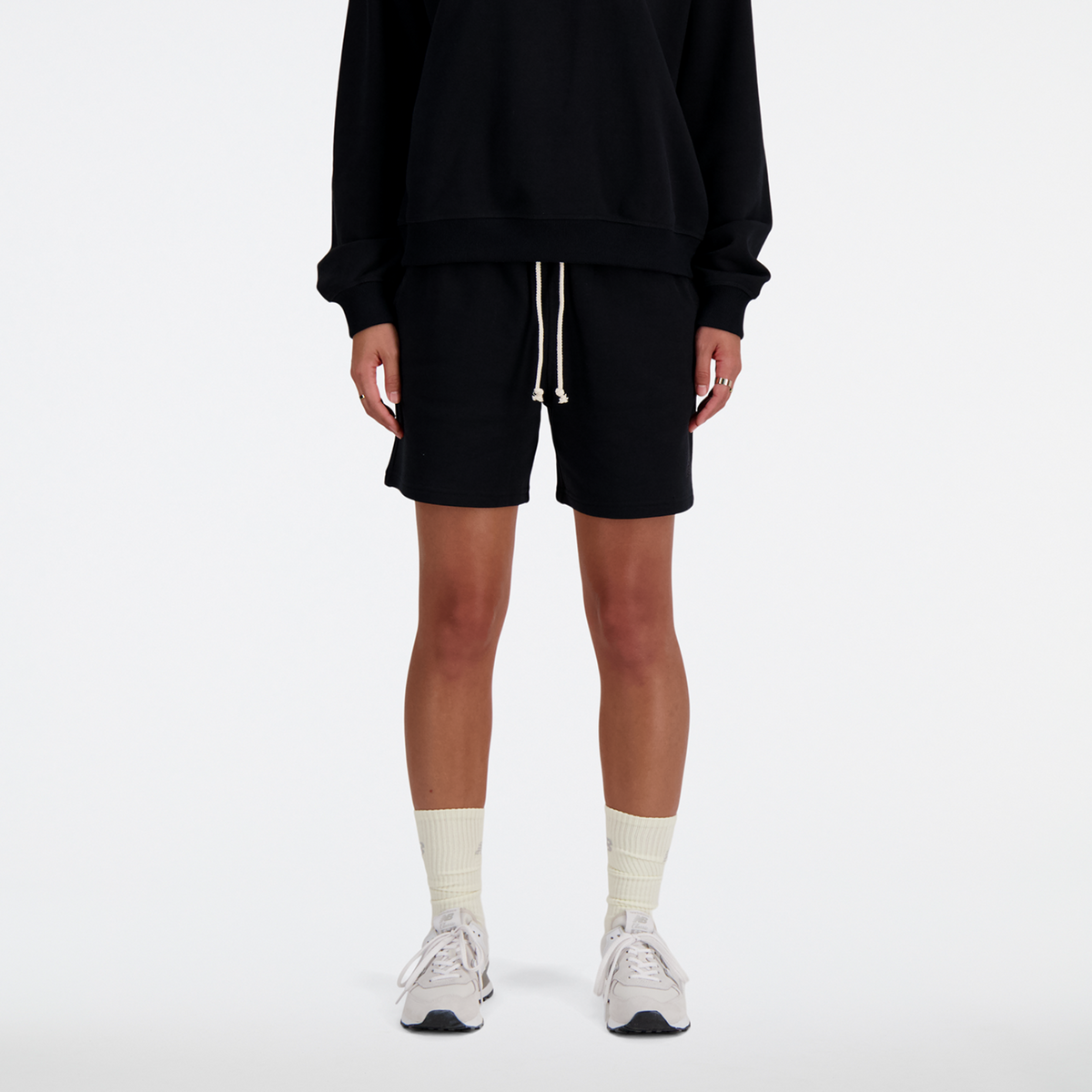 New Balance W NB Athletics French Terry Short in