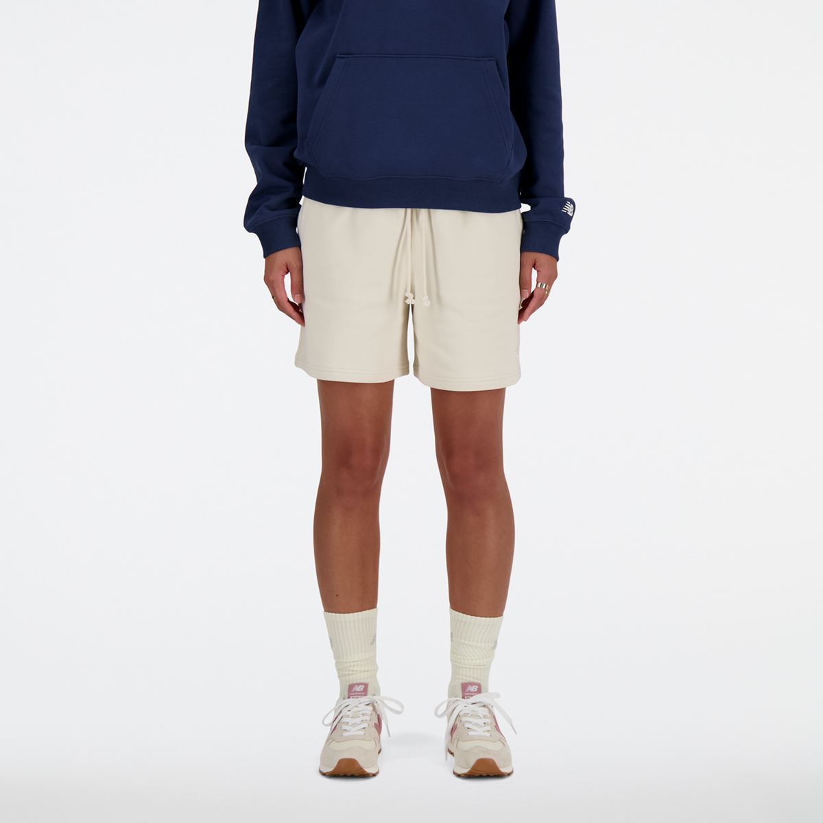 New Balance W NB Athletics French Terry Short in