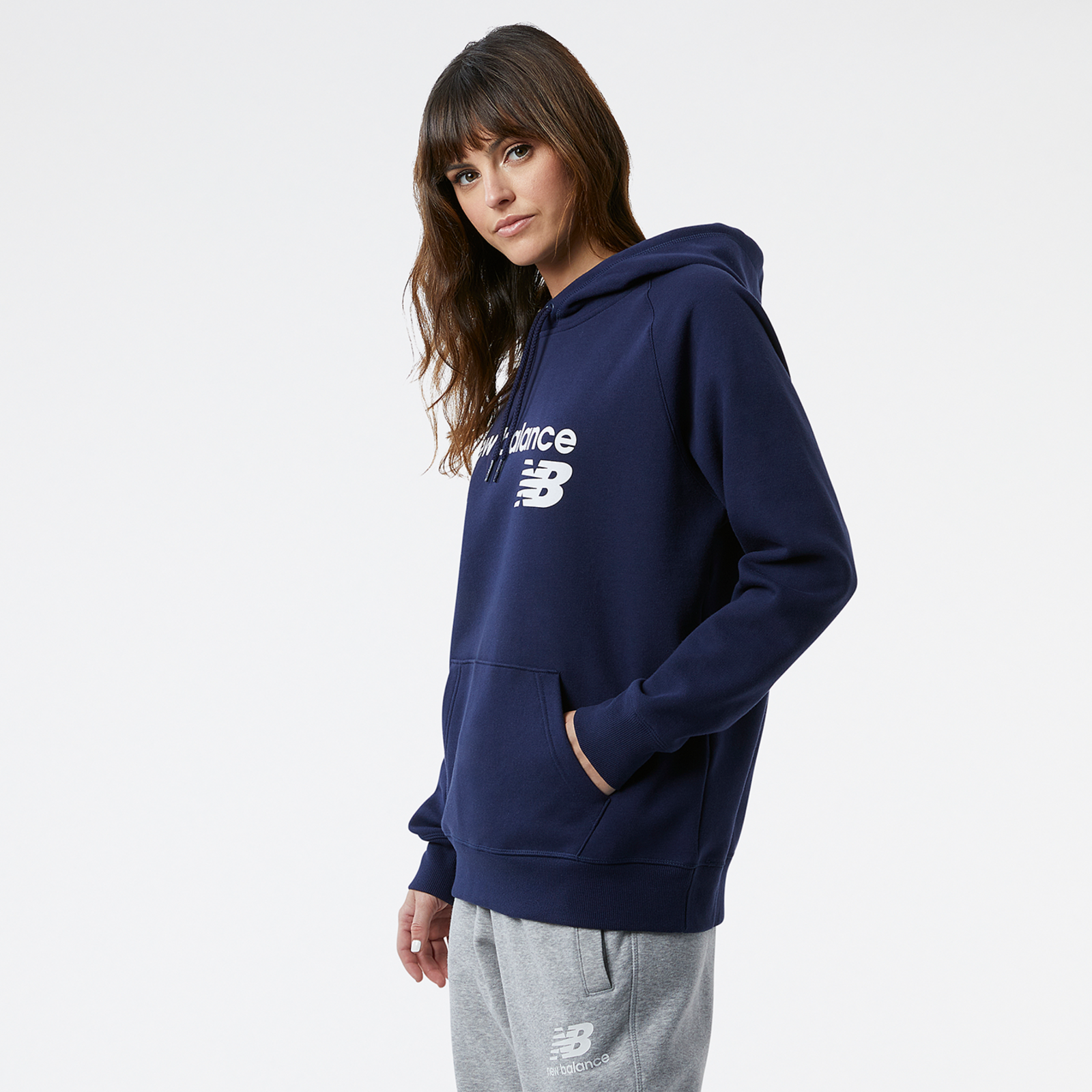 New Balance W NB Classic Core Fleece Hoodie in