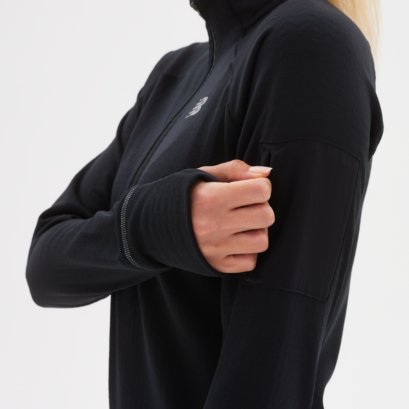 New Balance W NB Heat Grid Half Zip in