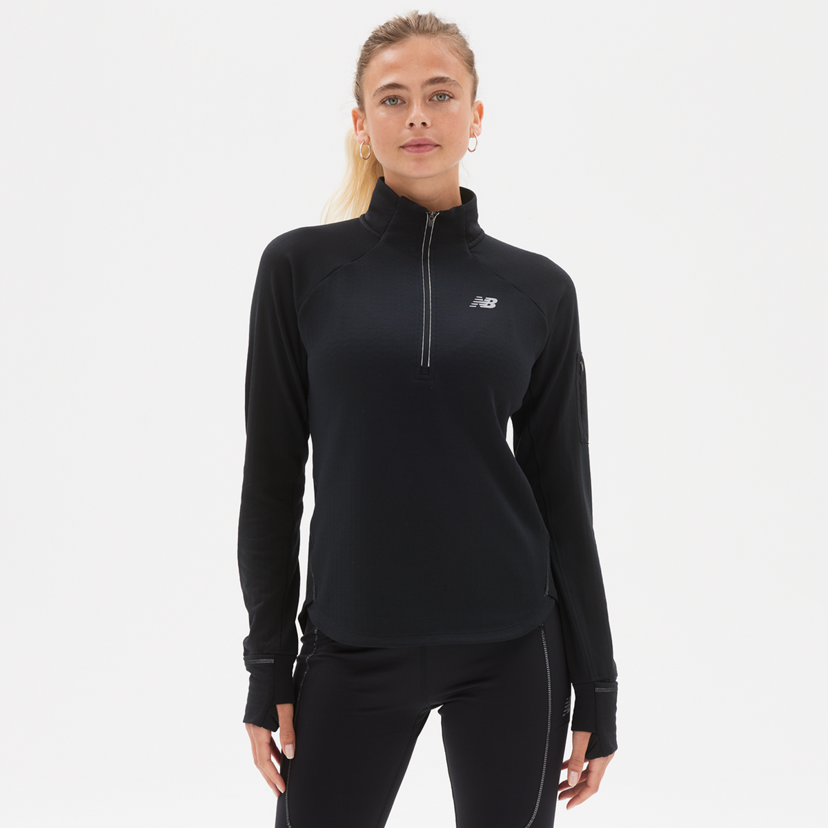 New Balance W NB Heat Grid Half Zip in