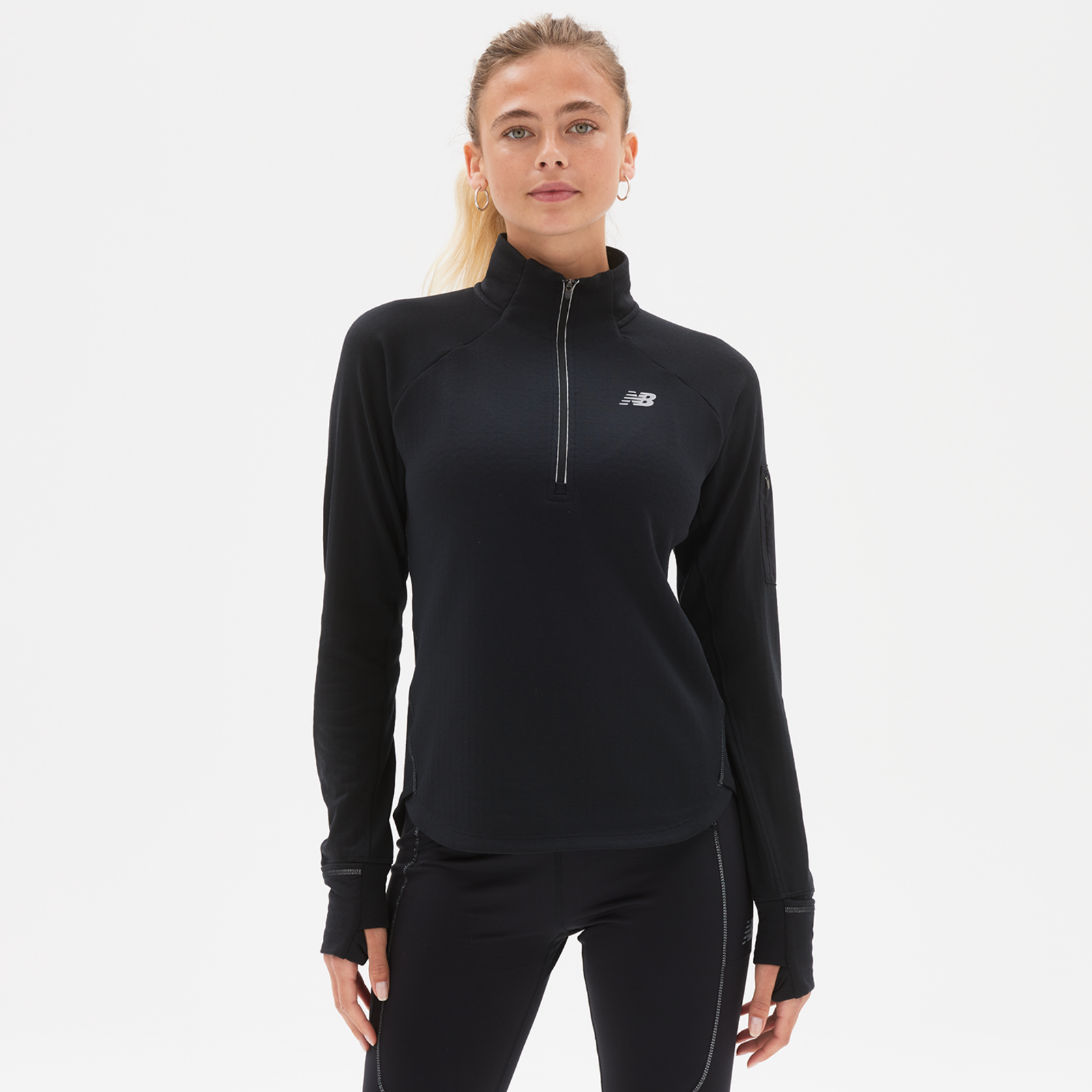 New Balance W NB Heat Grid Half Zip in