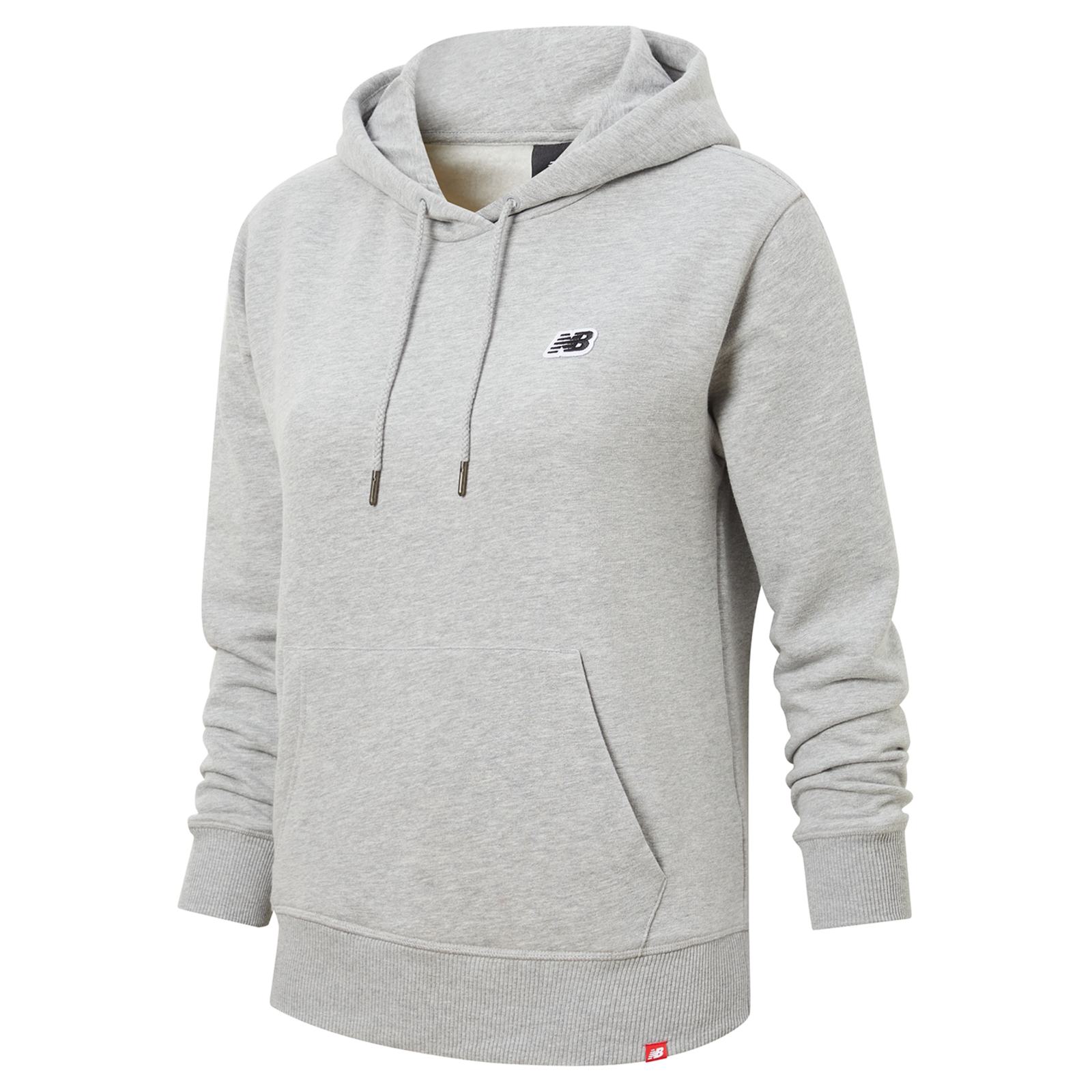 New Balance W NB Small Logo Hoodie in GRAU