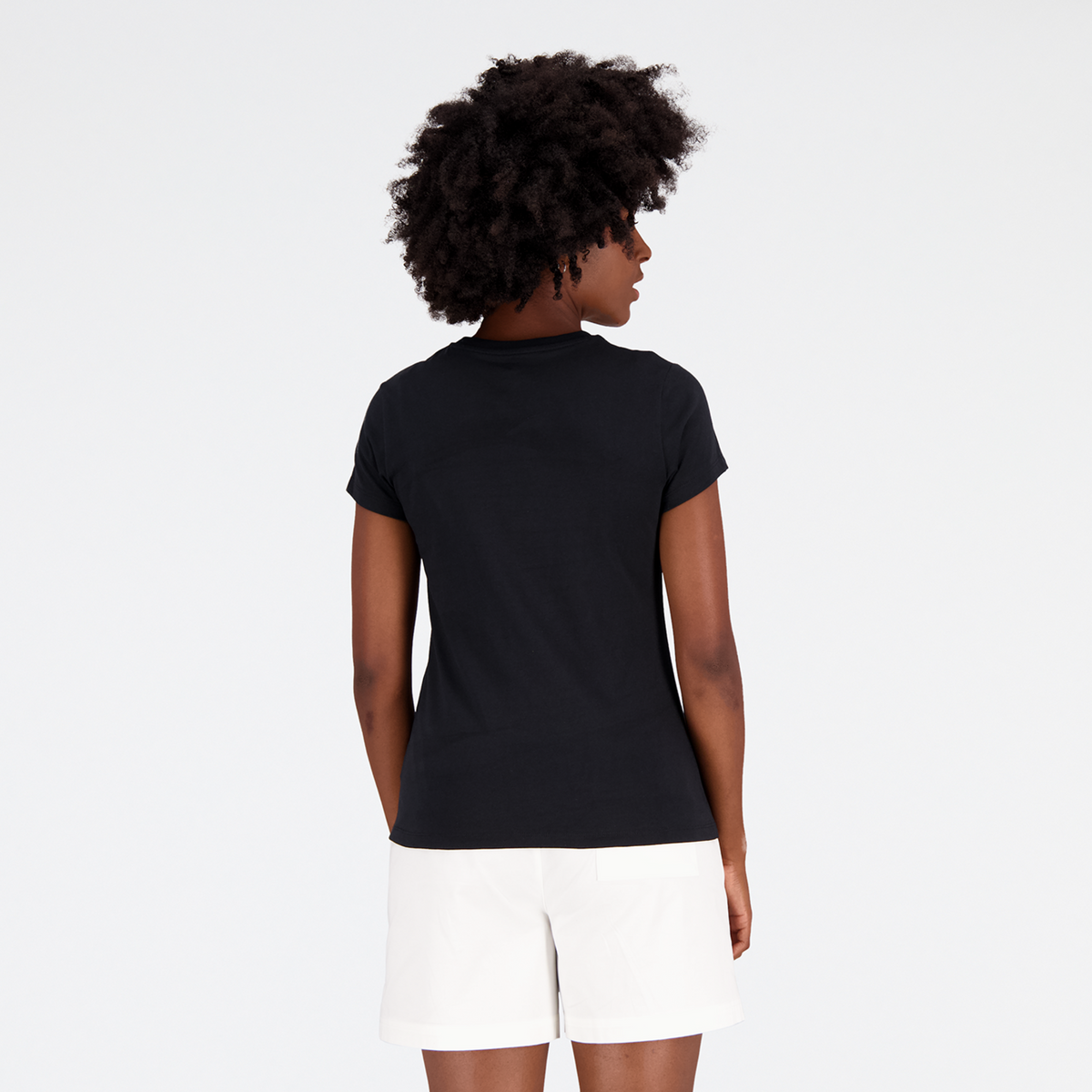 New Balance W Essentials Stacked Logo T-Shirt in
