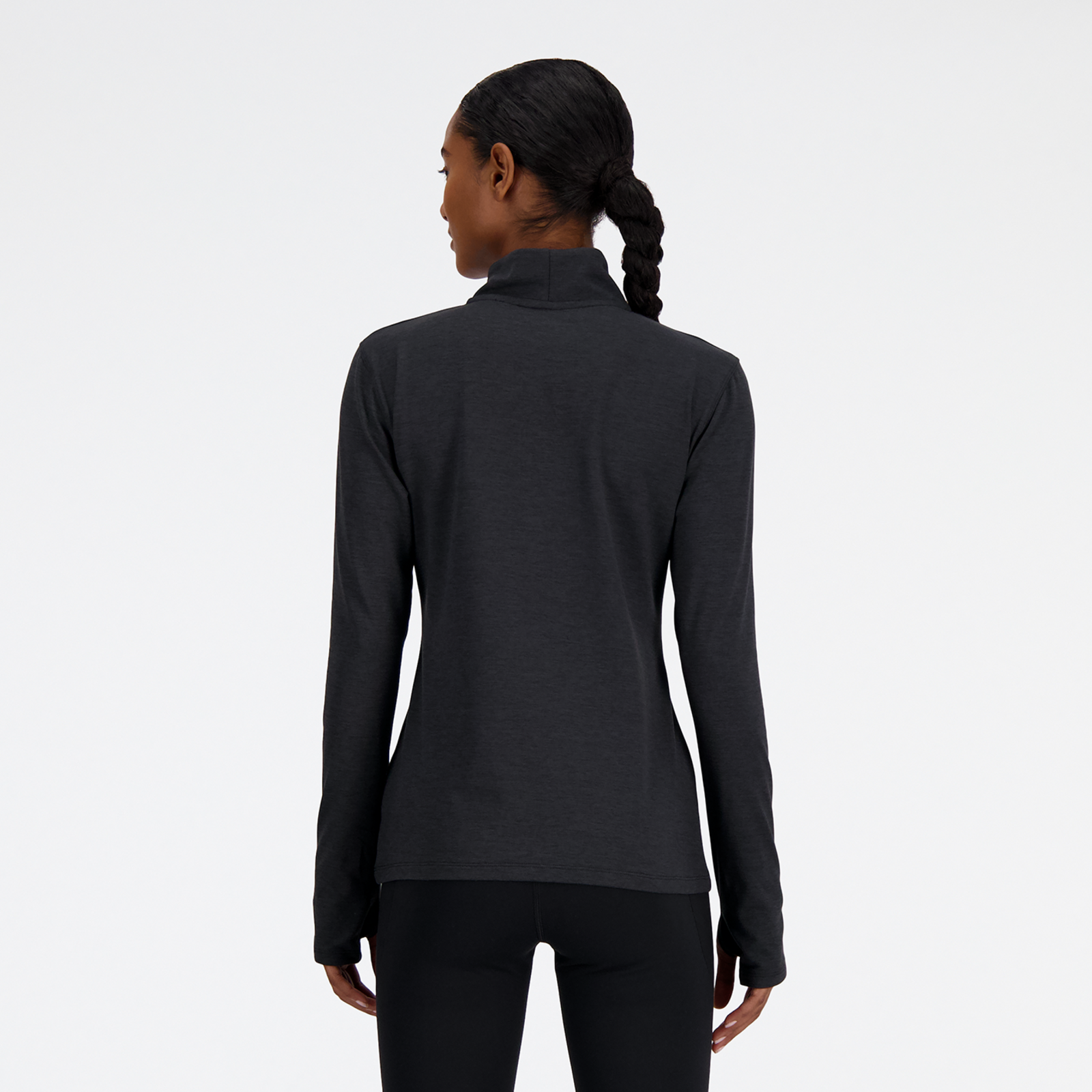 New Balance W Sport Essentials Space Dye Quarter Zip in