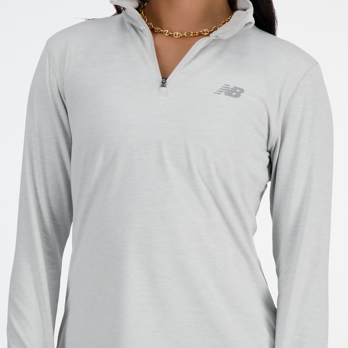 New Balance W Sport Essentials Space Dye Quarter Zip in