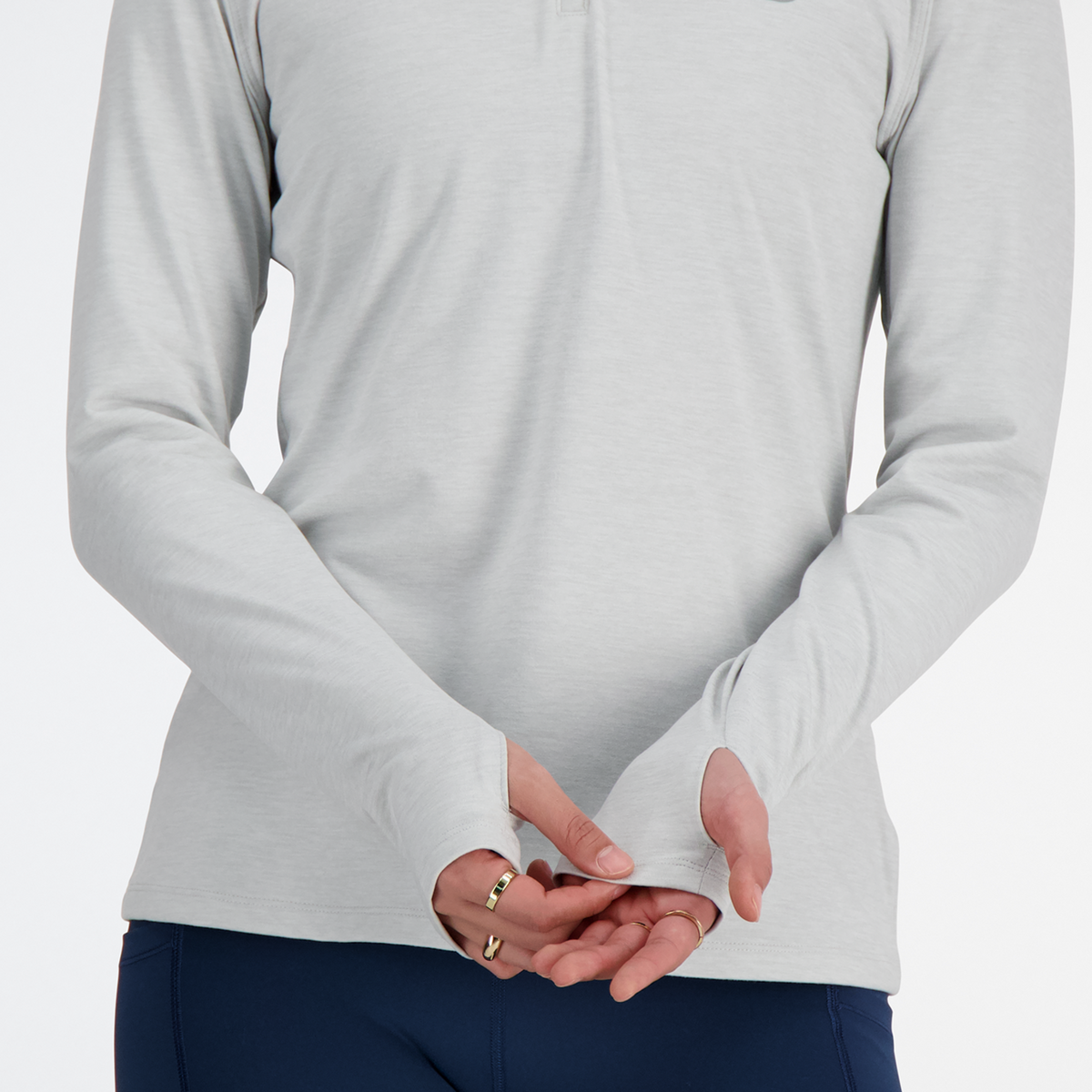 New Balance W Sport Essentials Space Dye Quarter Zip in