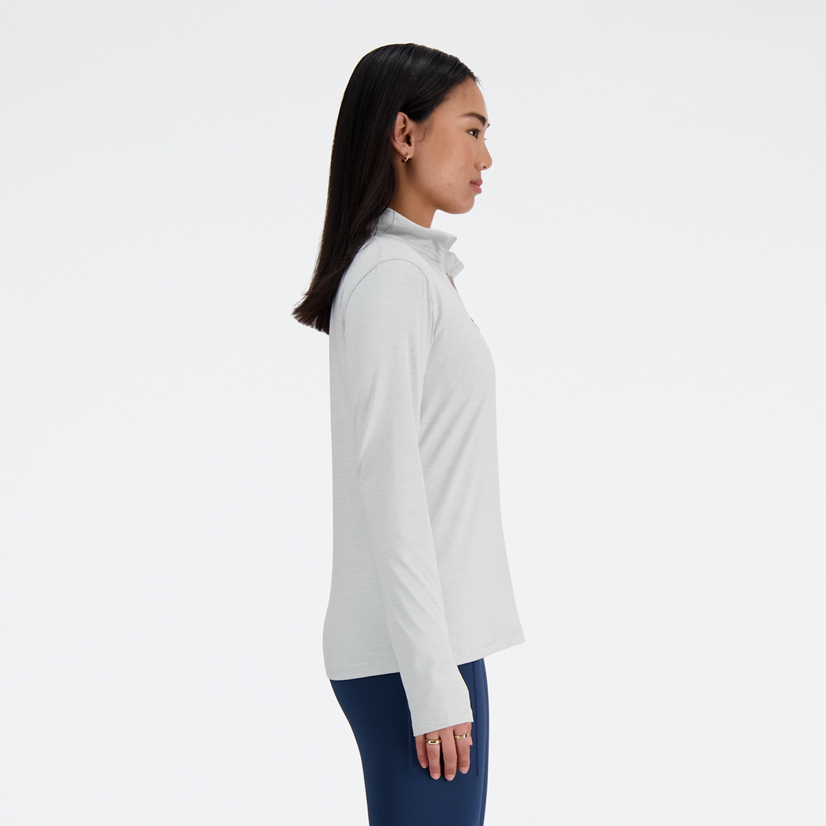 New Balance W Sport Essentials Space Dye Quarter Zip in