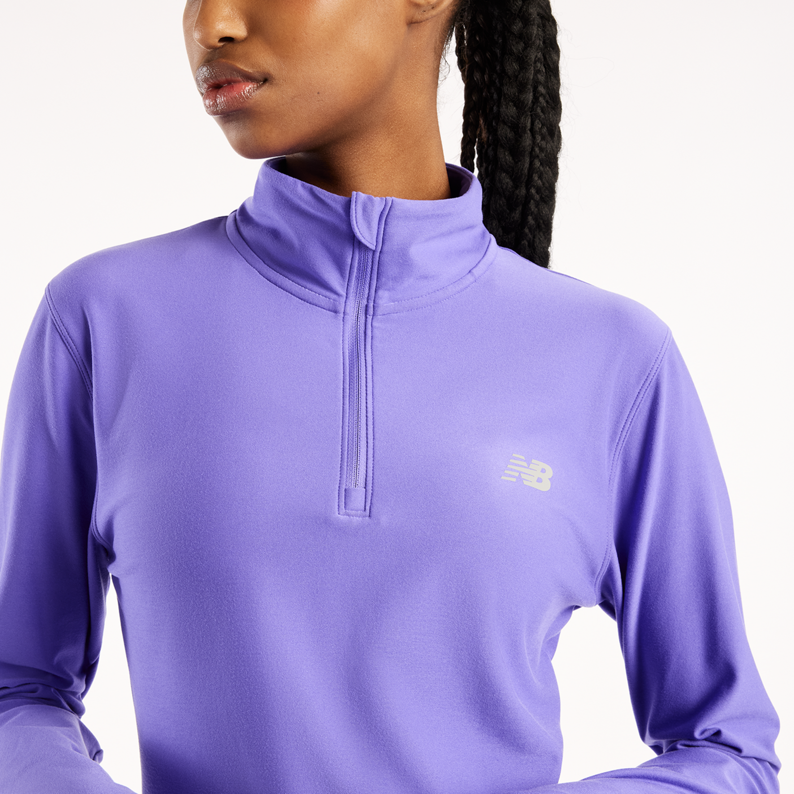 New Balance W Sport Essentials Space Dye Quarter Zip in
