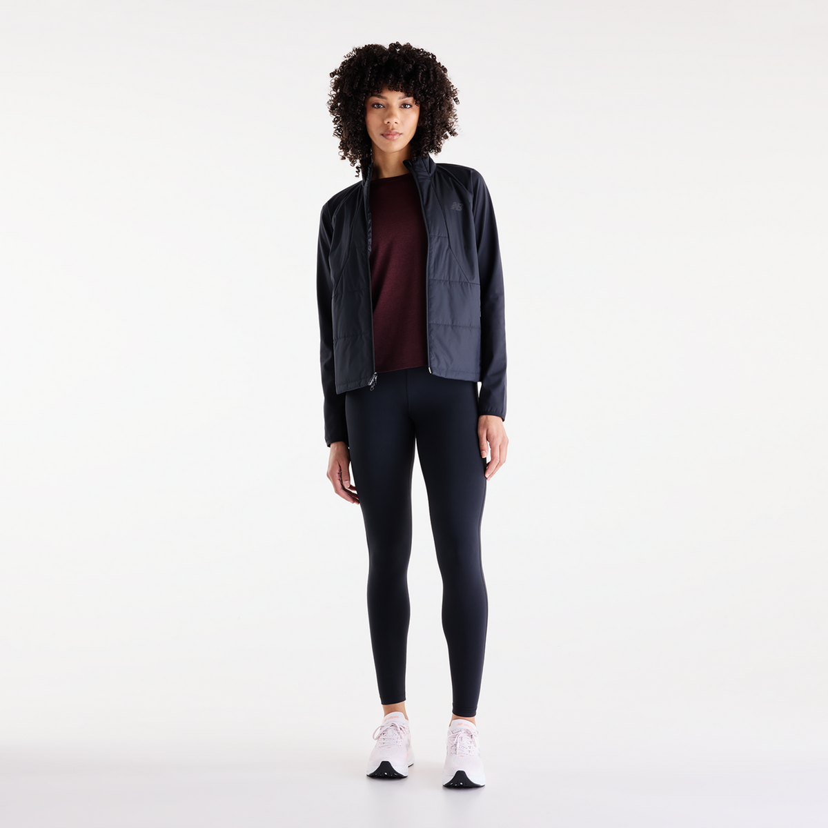 New Balance W NB Athletics Long Sleeve in ROT