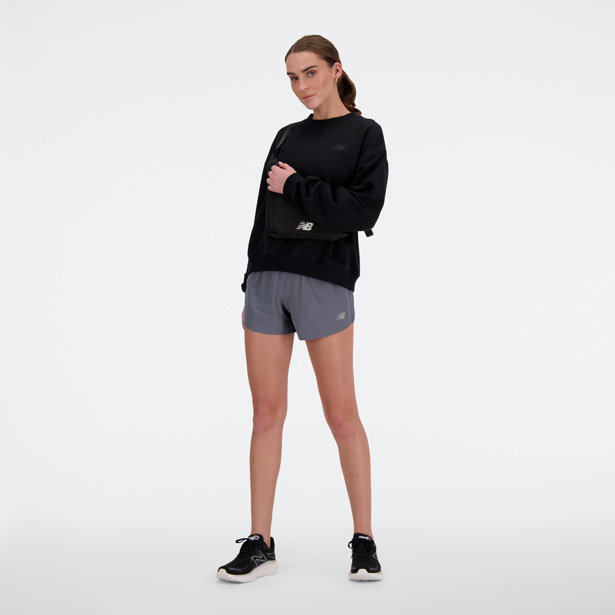 New Balance W NB Athletics French Terry Crew in