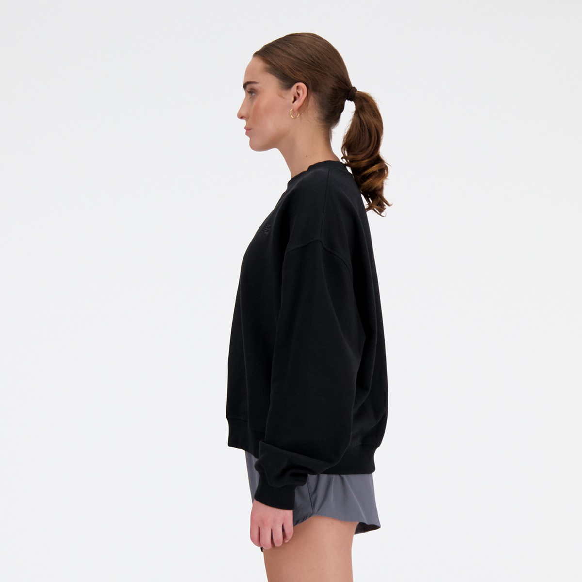 New Balance W NB Athletics French Terry Crew in