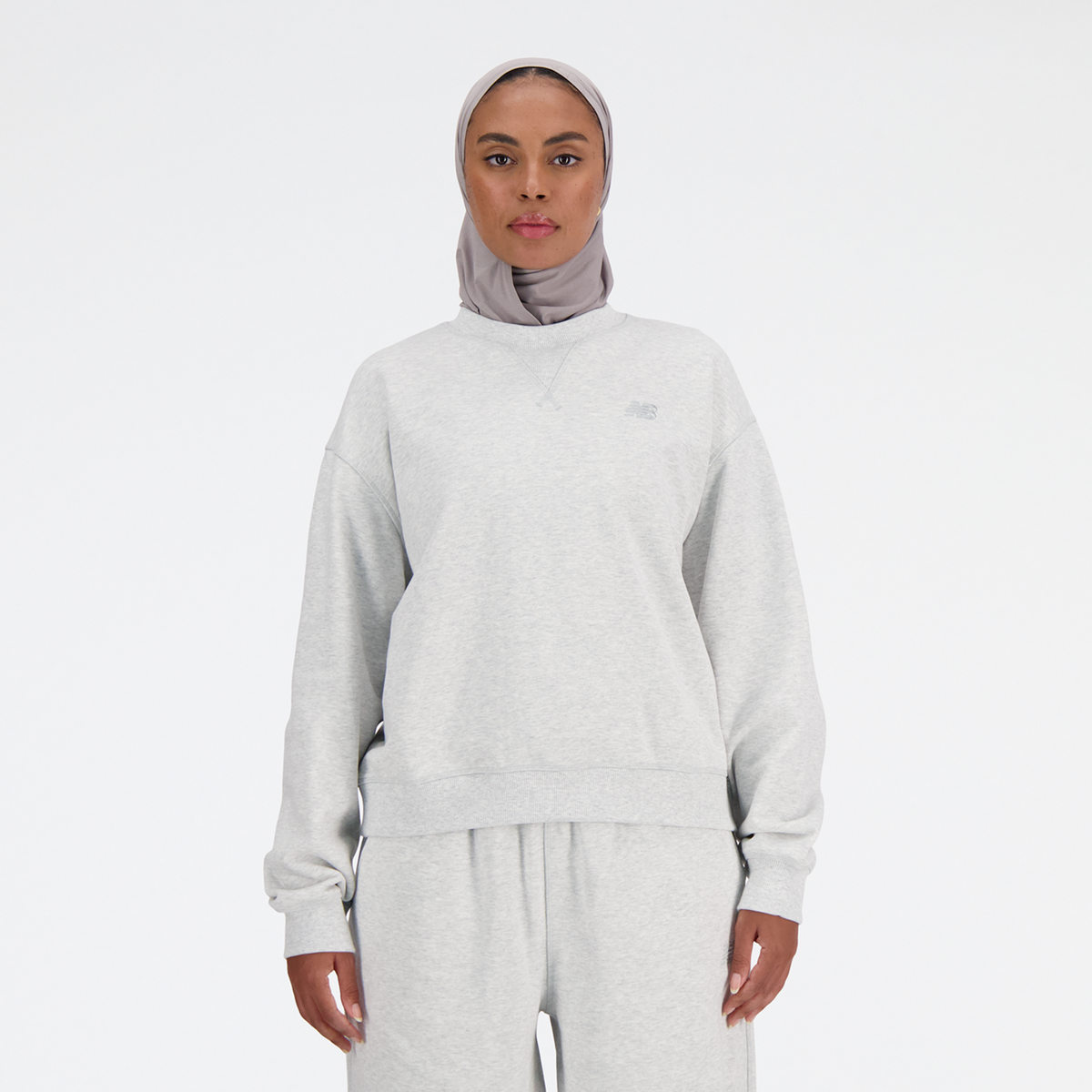 New Balance W NB Athletics French Terry Crew in