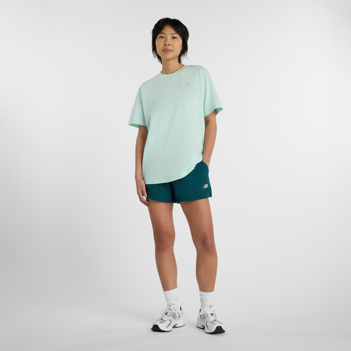 New Balance W NB Athletics Jersey T-Shirt in