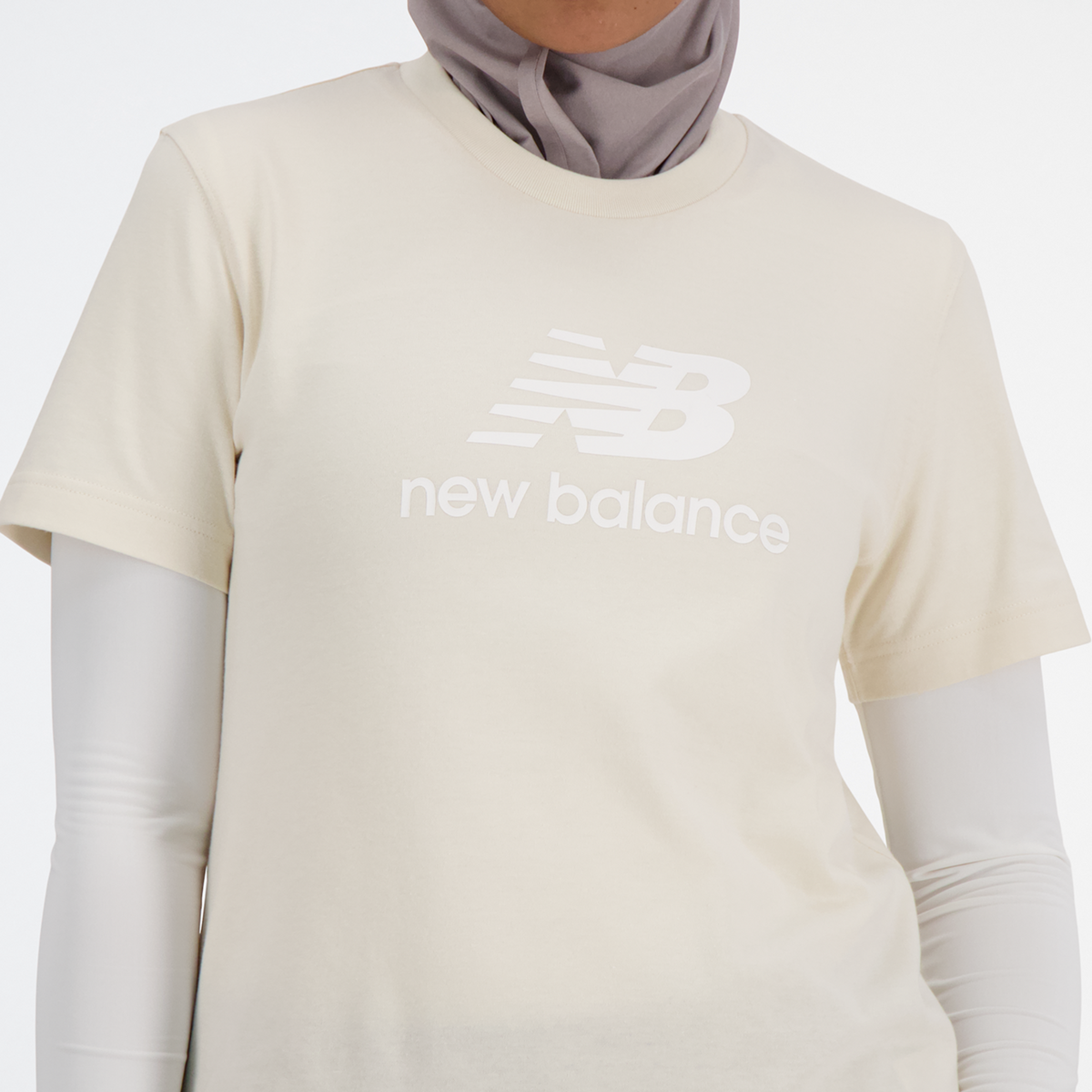 New Balance W Sport Essentials Jersey Logo T-Shirt in