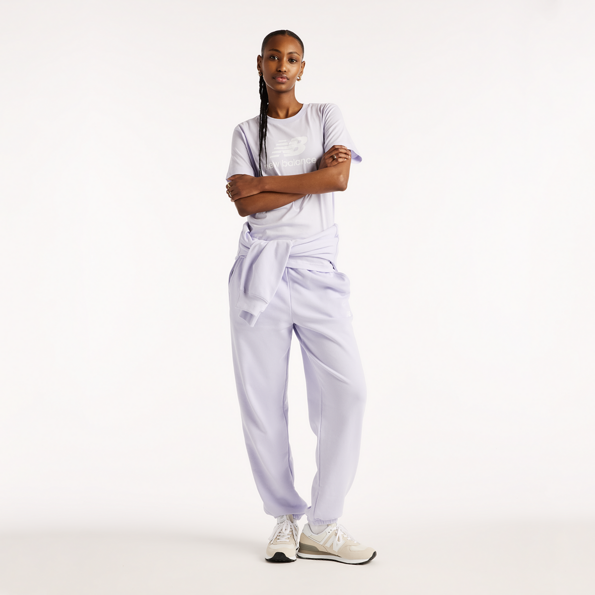 New Balance W Sport Essentials Jersey Logo T-Shirt in