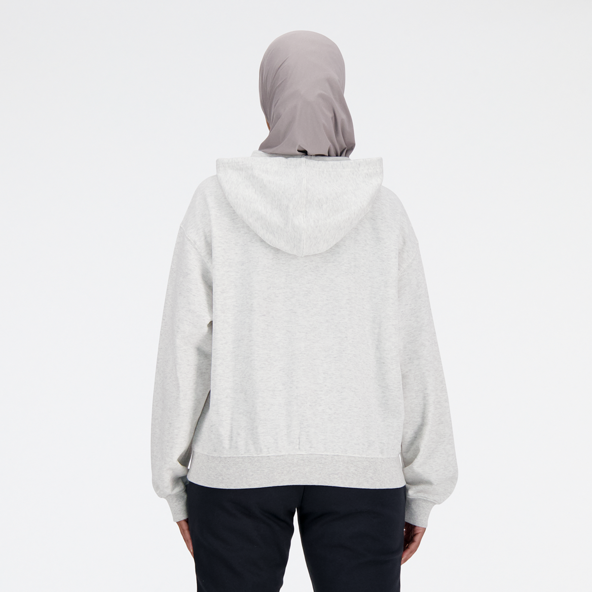 New Balance W Sport Essentials French Terry Stacked Logo Hoodie in