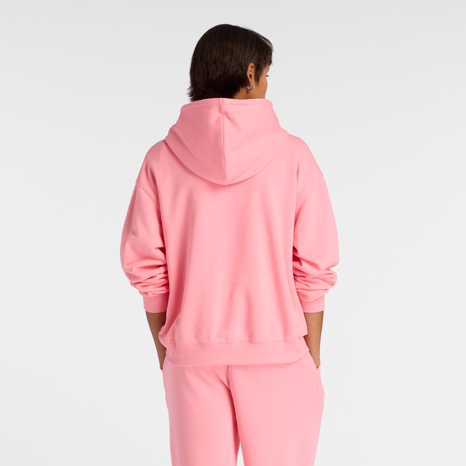 New Balance W Sport Essentials French Terry Stacked Logo Hoodie in