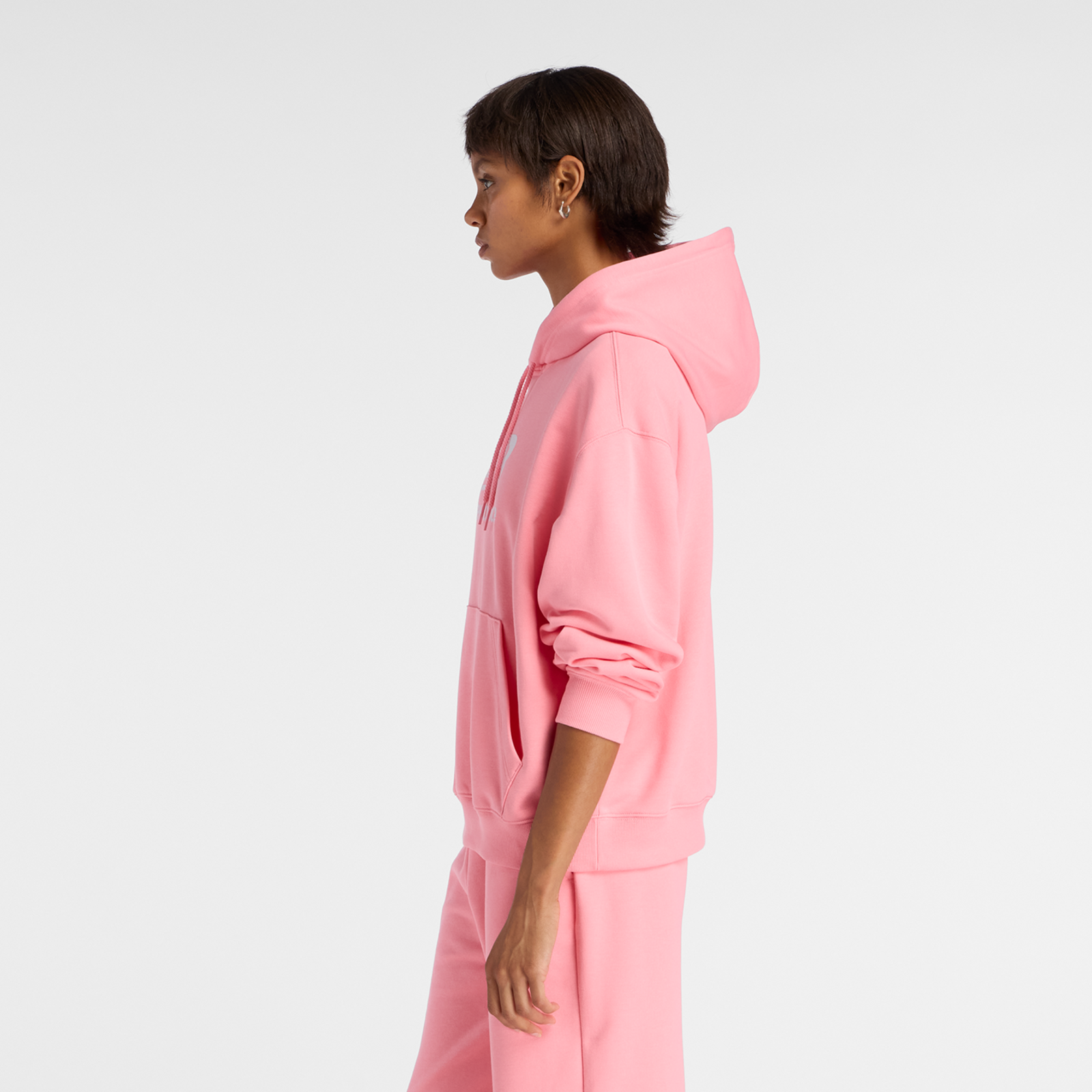New Balance W Sport Essentials French Terry Stacked Logo Hoodie in