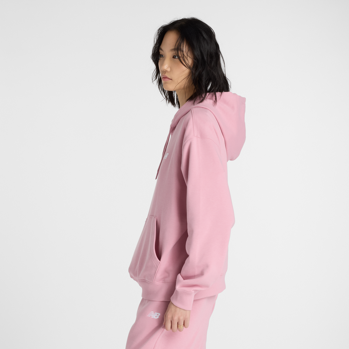 New Balance W Sport Essentials French Terry Small Logo Hoodie in