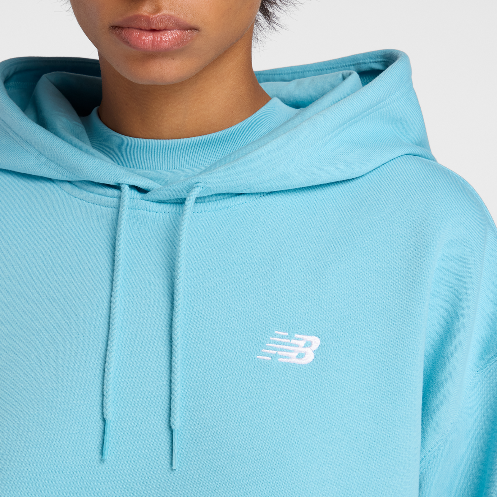 New Balance W Sport Essentials French Terry Small Logo Hoodie in