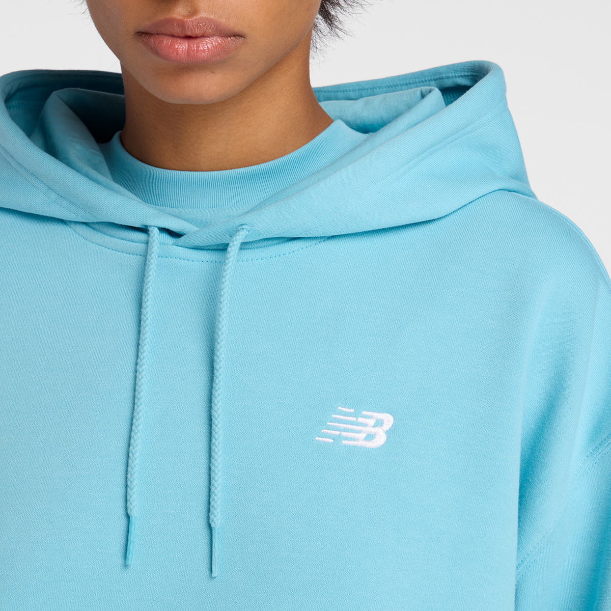 New Balance W Sport Essentials French Terry Small Logo Hoodie in