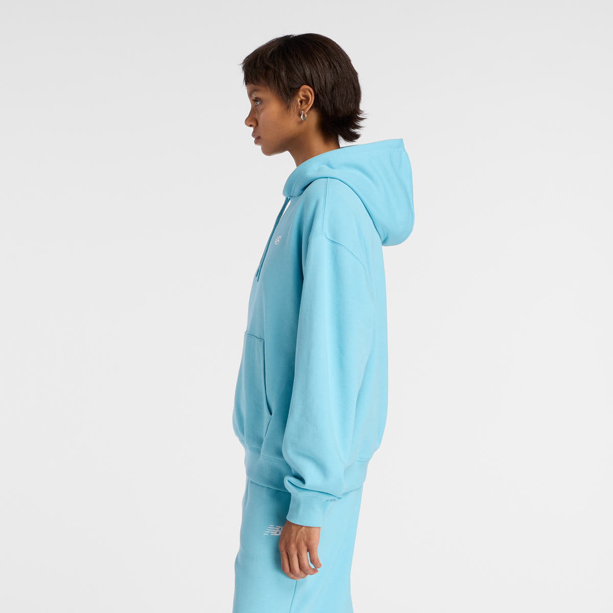 New Balance W Sport Essentials French Terry Small Logo Hoodie in
