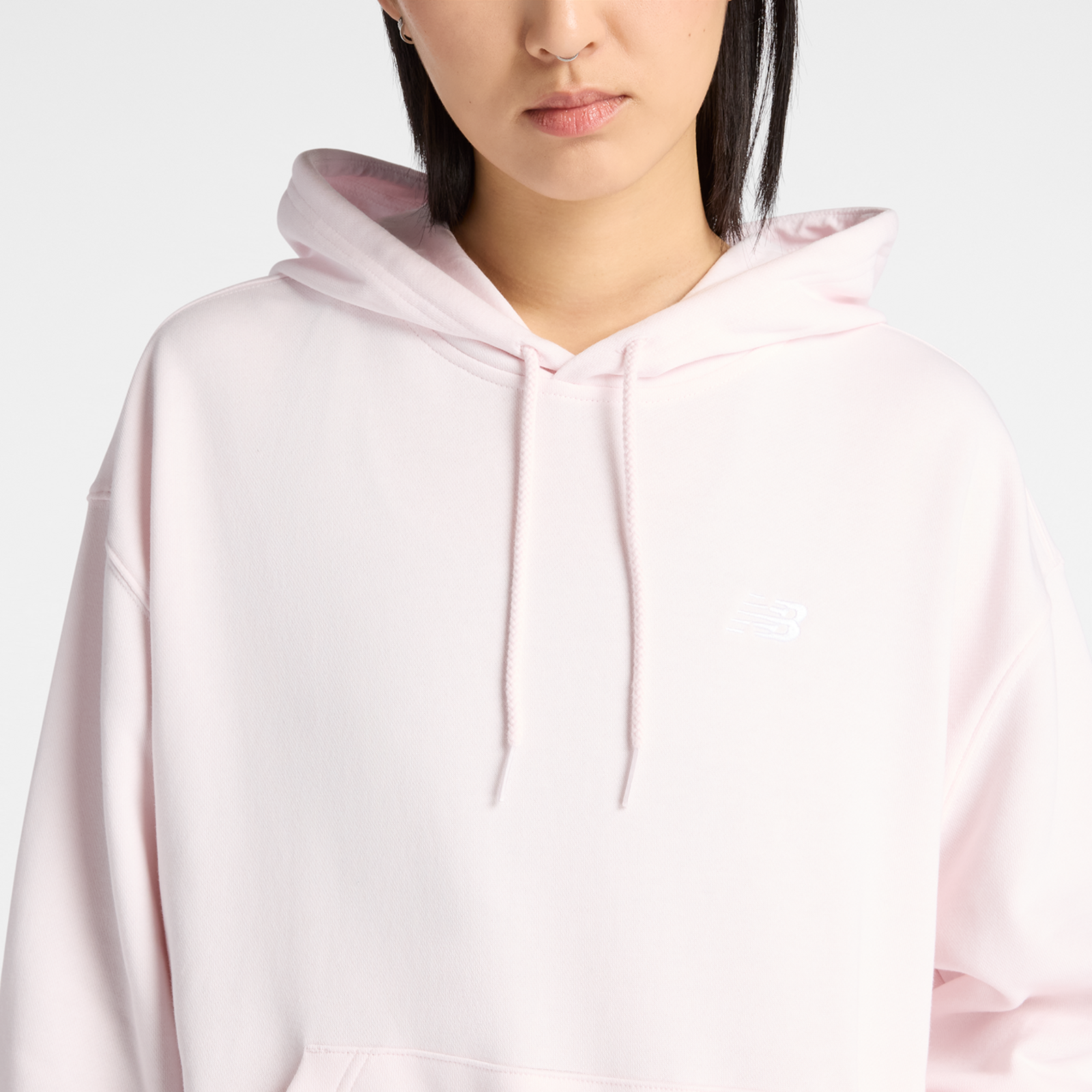 New Balance W Sport Essentials French Terry Small Logo Hoodie in