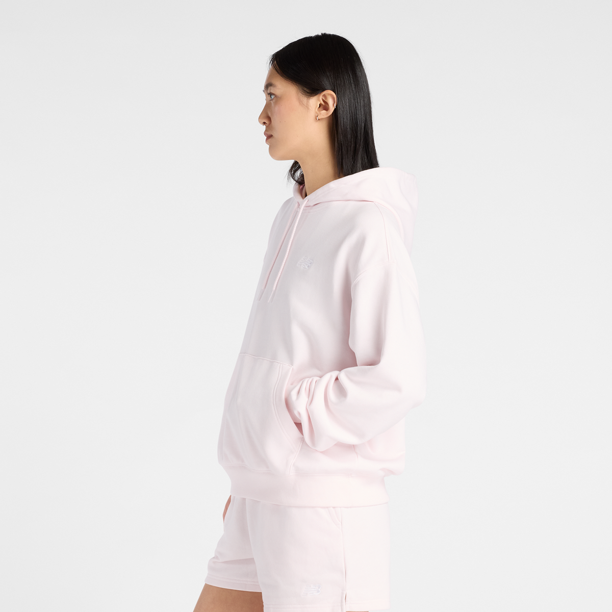New Balance W Sport Essentials French Terry Small Logo Hoodie in
