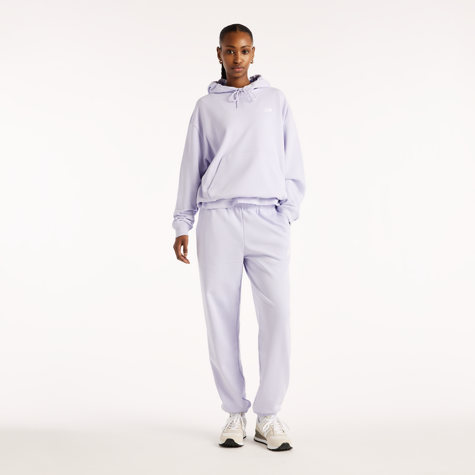 New Balance W Sport Essentials French Terry Small Logo Hoodie in