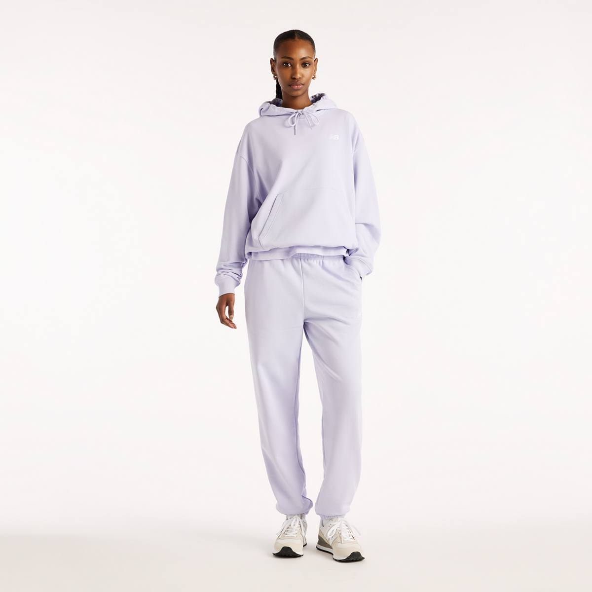 New Balance W Sport Essentials French Terry Small Logo Hoodie in