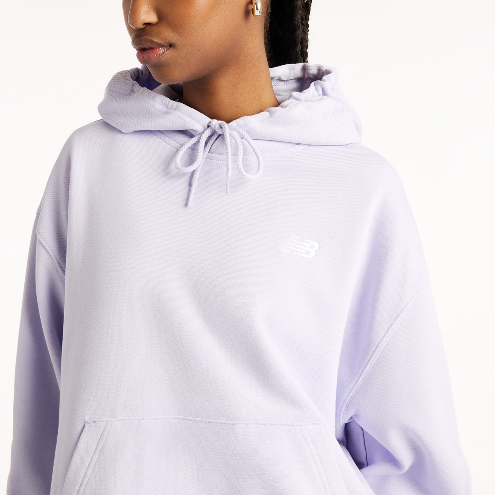 New Balance W Sport Essentials French Terry Small Logo Hoodie in