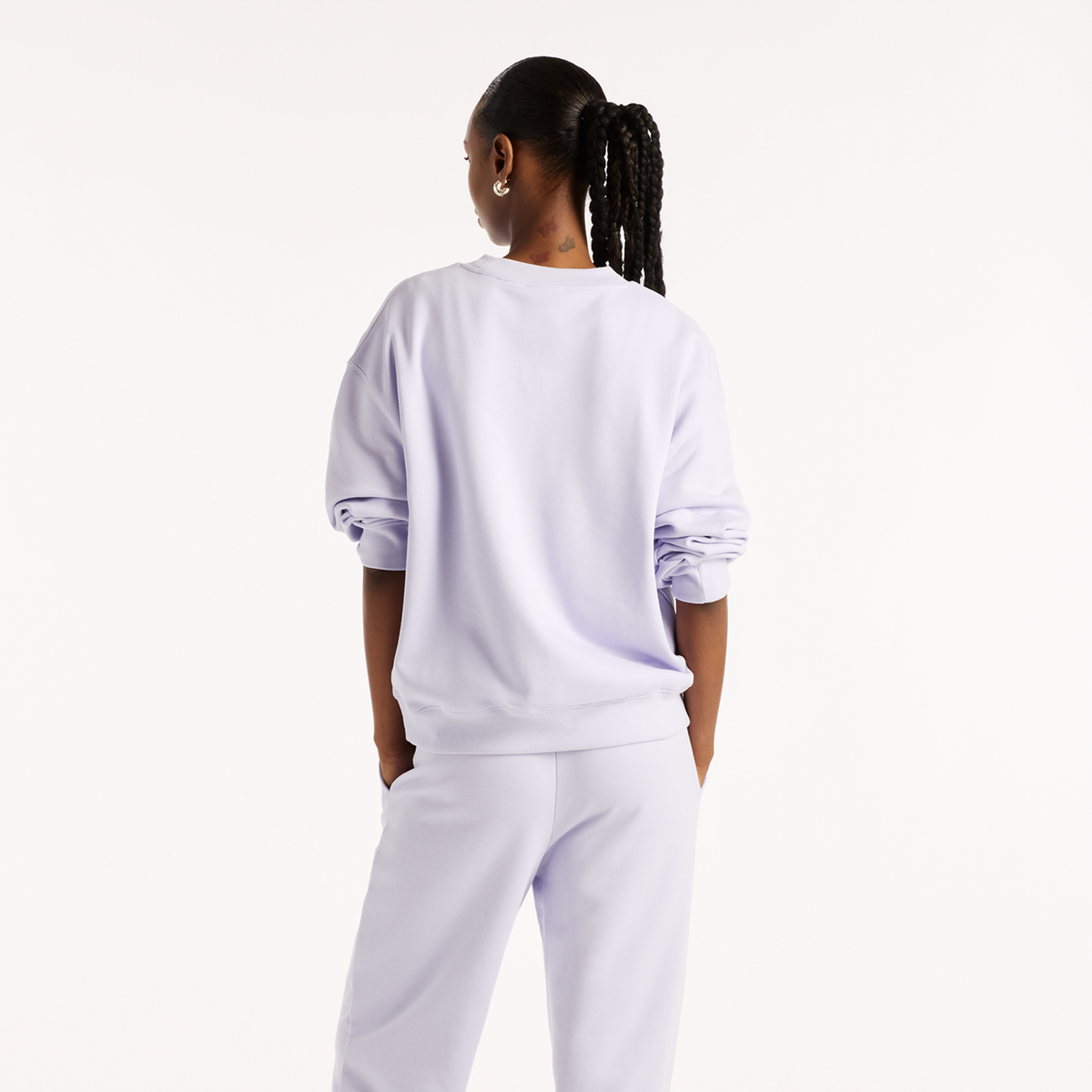 New Balance W Sport Essentials French Terry Small Logo Crew in