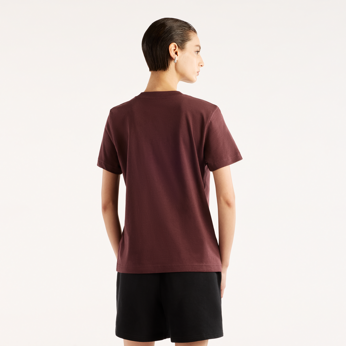 New Balance W New Balance Jersey Small Logo T-Shirt in ROT