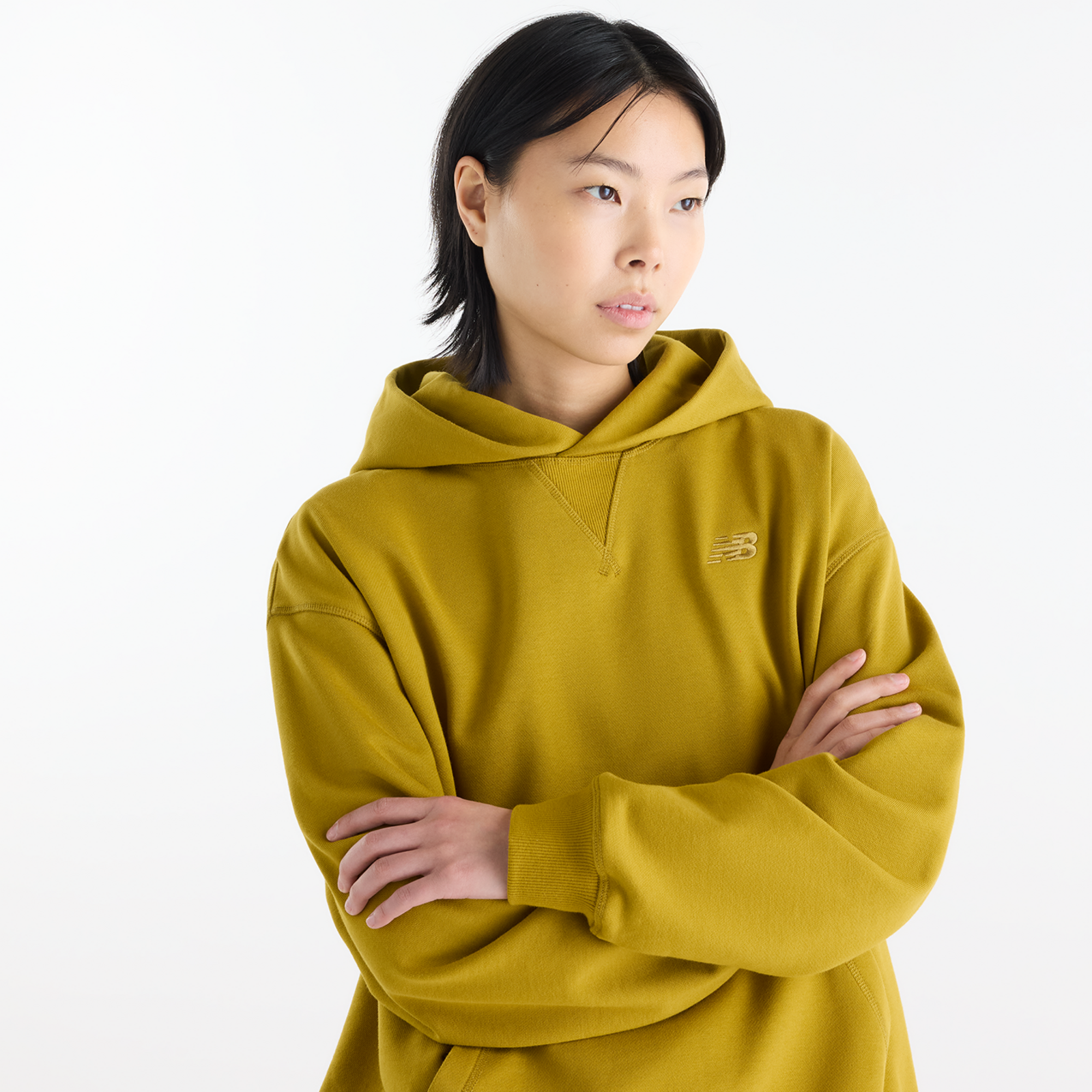 New Balance W NB Athletics French Terry Hoodie in