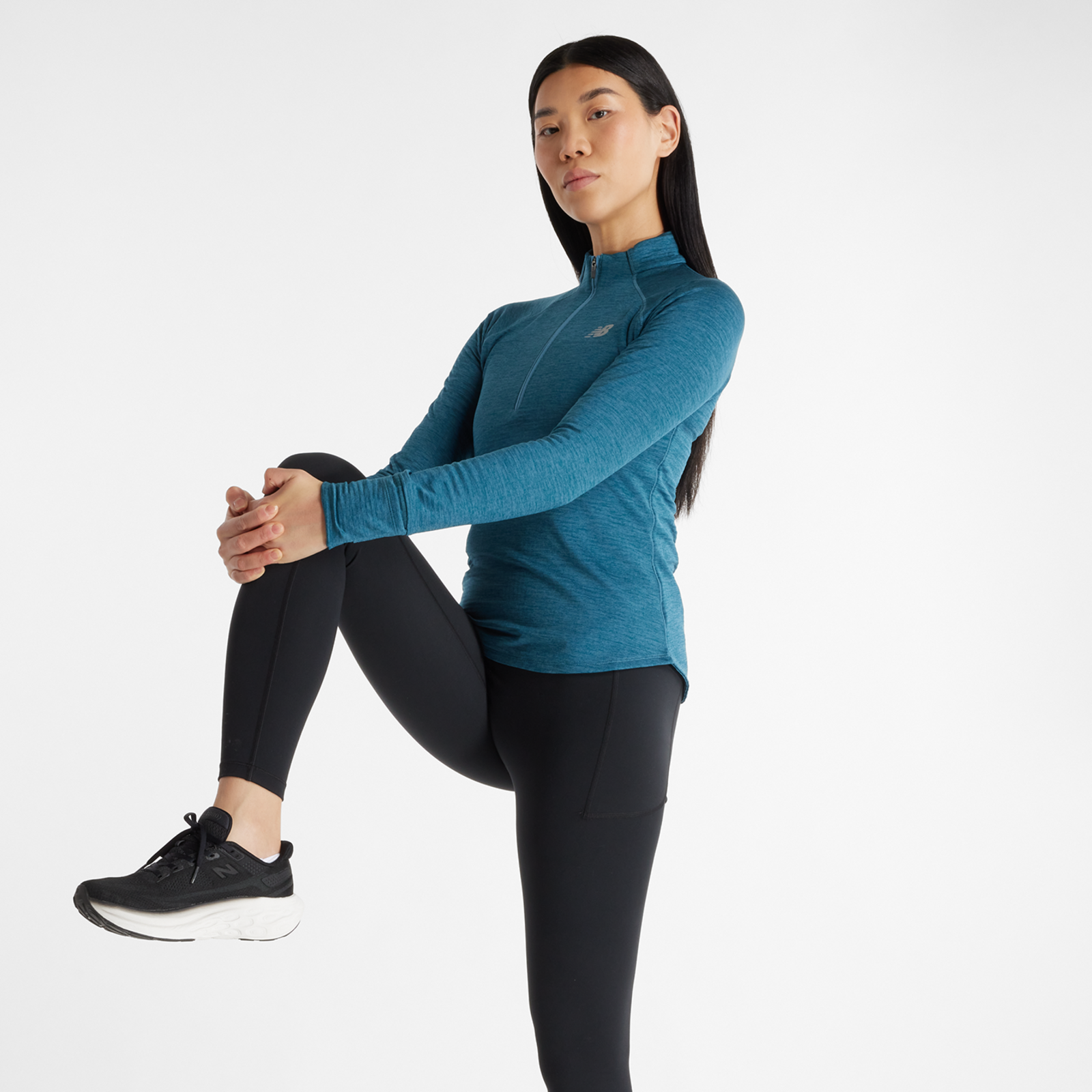 New Balance W Athletics Heat Grid Half Zip in
